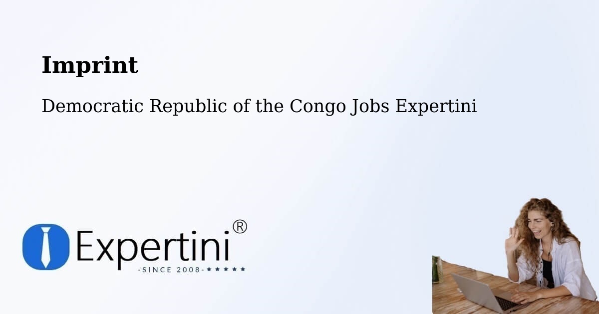 Imprint – Goma - Democratic Republic of the Congo Jobs Expertini